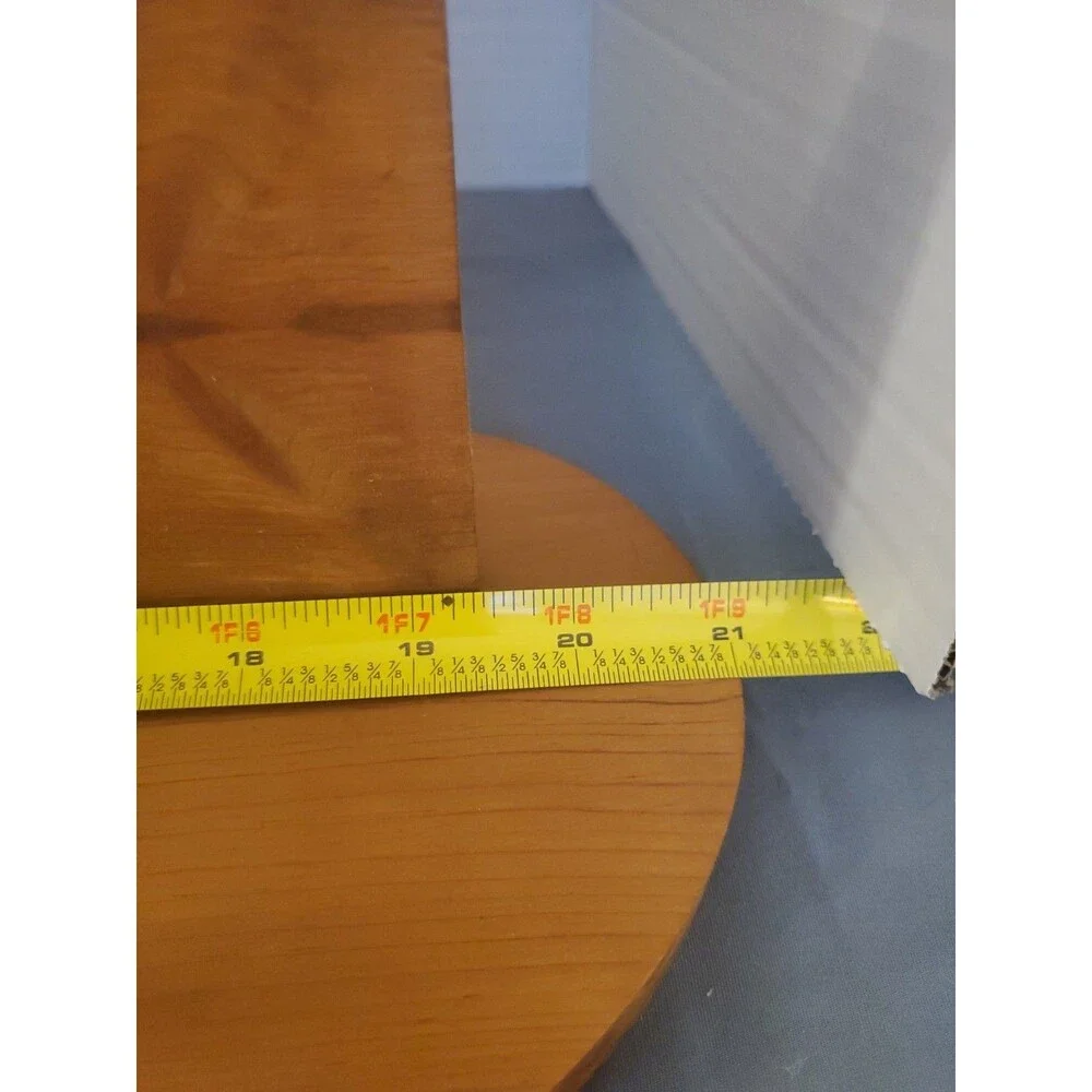 Vtg Hand Crafted Oak Wood Heart Shelf 3